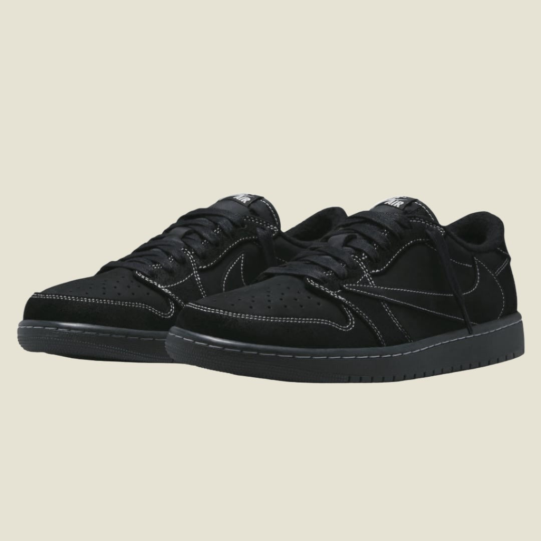 TRAVIS SCOTT X AIR JORDAN 1 LOW OG 'BLACK PHANTOM'