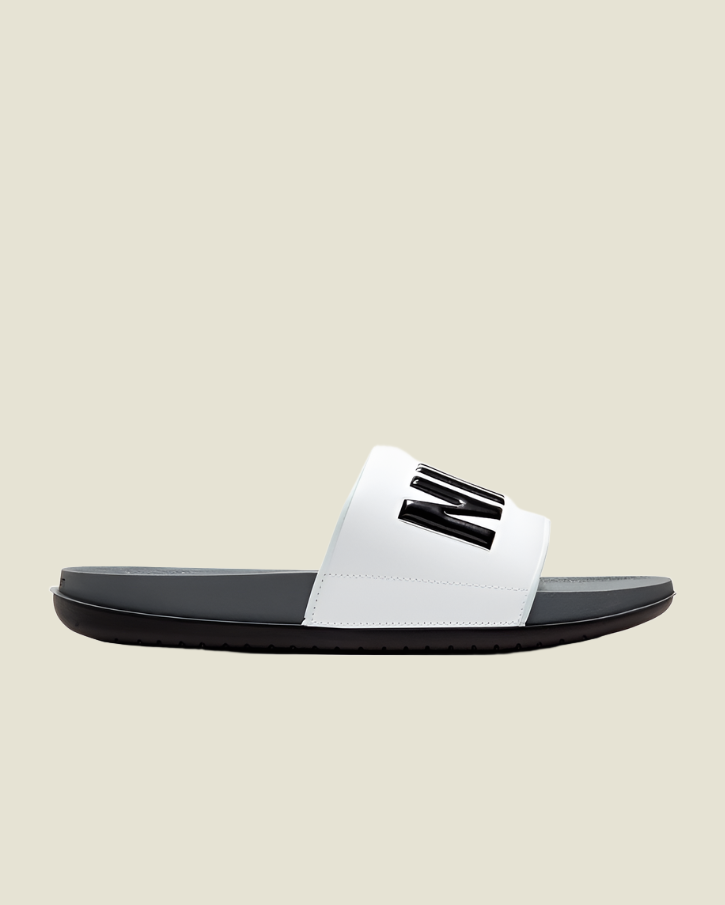 OFFCOURT SLIDES 'DARK GREY/WHITE/BLACK'