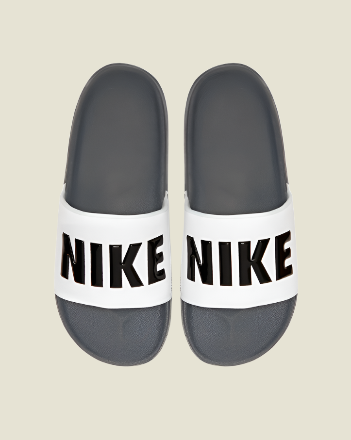 OFFCOURT SLIDES 'DARK GREY/WHITE/BLACK'