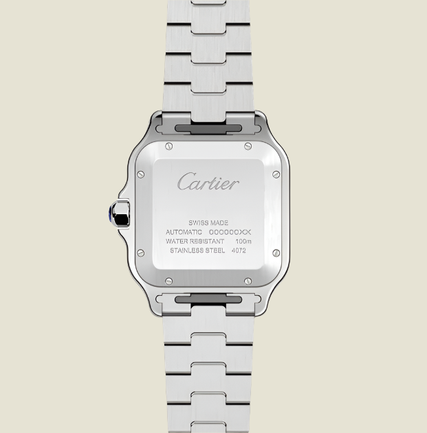 CAR TIER SANTOW DE 'FULLY AUTOMATIC' MEN SILVER WATCH