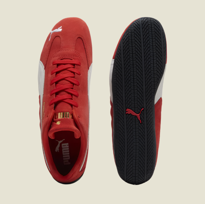 PU MA SPEEDCAT OG 'RED/WHITE'
