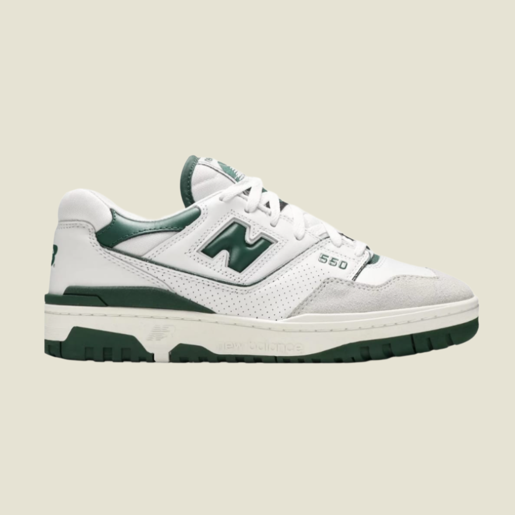 NB 550 'WHITE GREEN / PINE GREEN'