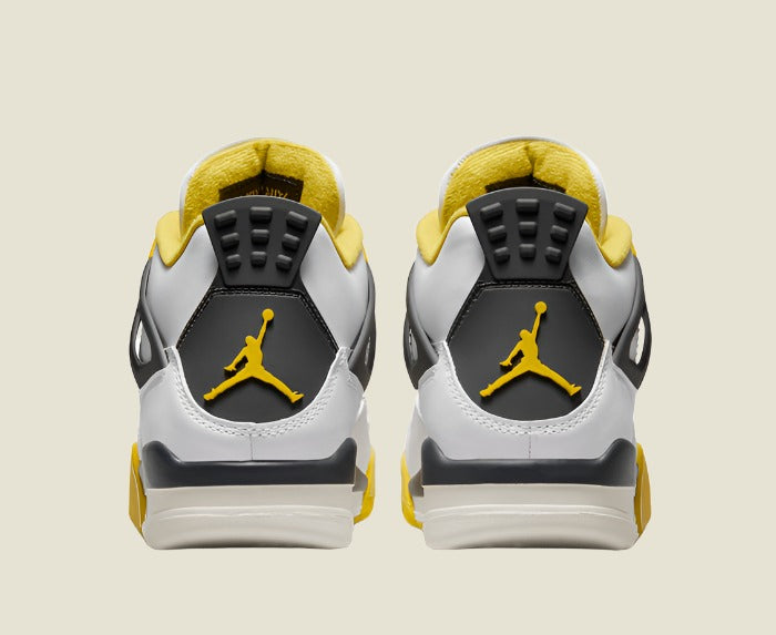 AIR JORDAN 4 RETRO 'WHITE/COCONUT MILK-VIVID SULFUR'