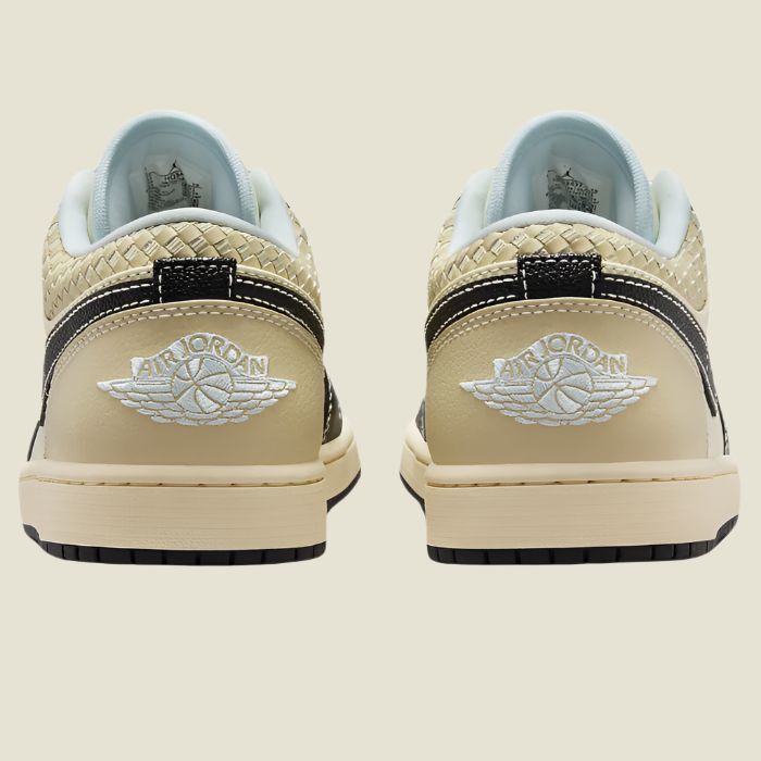 AIR JOR DAN 1 LOW SE 'COCONUT MILK/BLACK/MUSLIN'