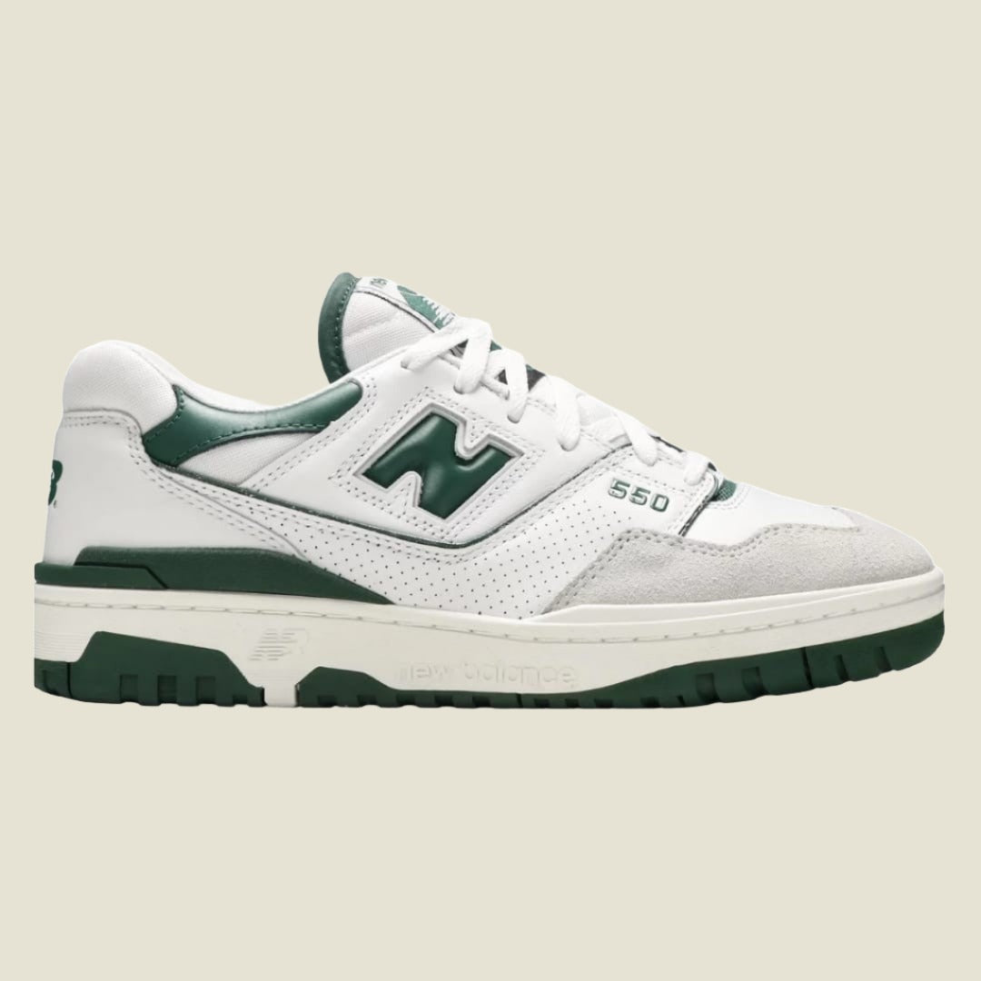 NB 550 'WHITE GREEN / PINE GREEN'