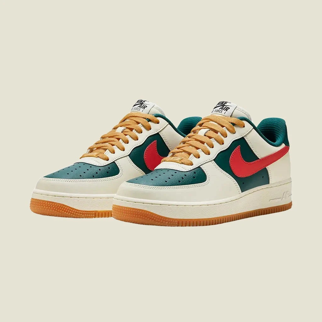 AIR FORCE 1 LOW 'SAIL/GREEN RED'
