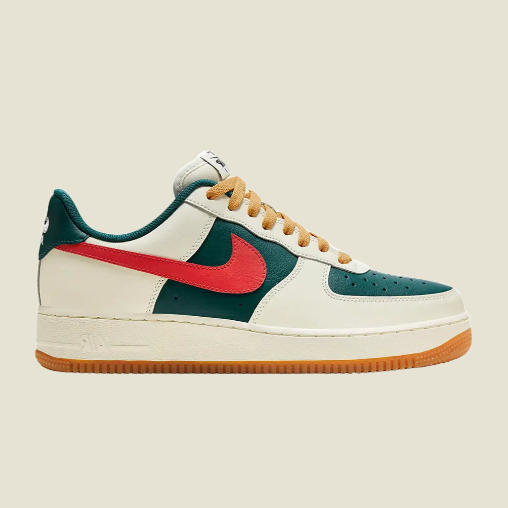 AIR FORCE 1 LOW 'SAIL/GREEN RED'