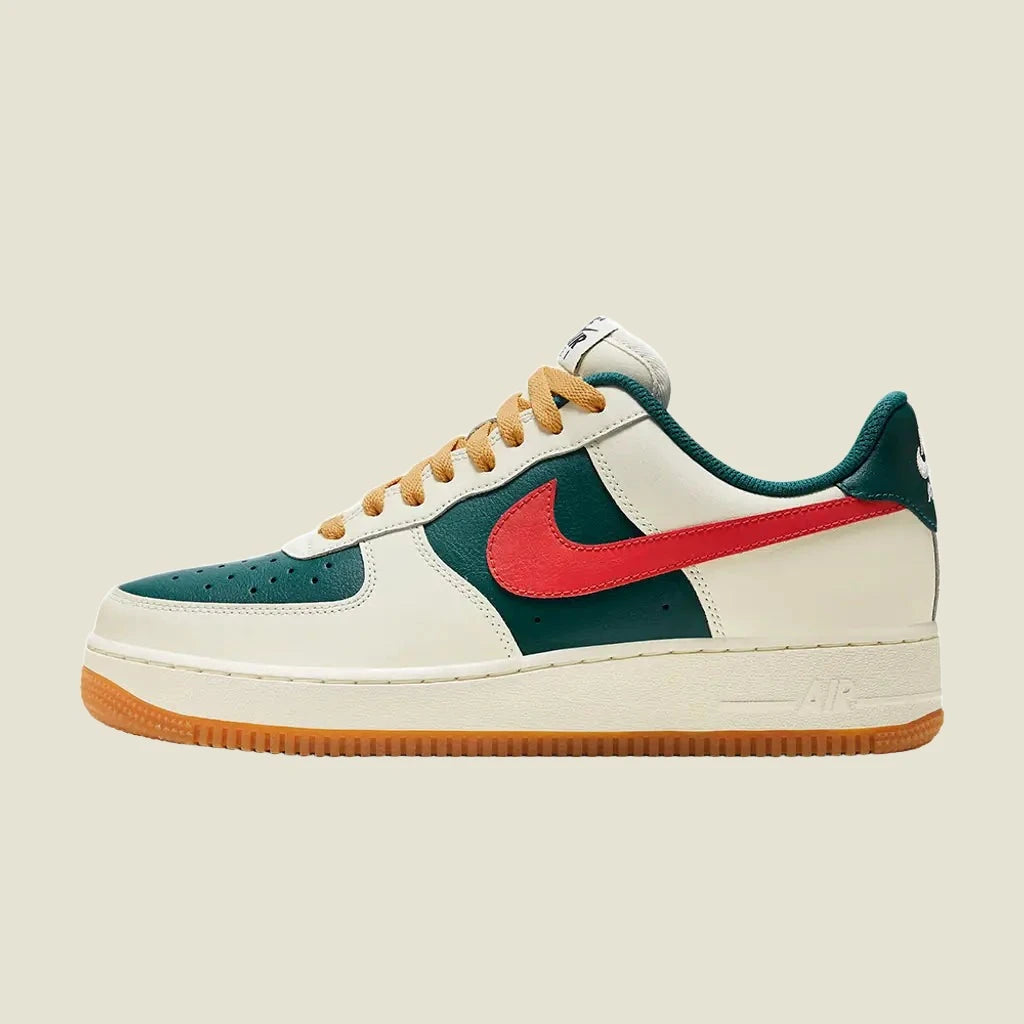AIR FORCE 1 LOW 'SAIL/GREEN RED'