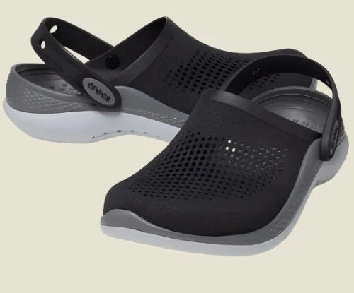 CROCS LITERIDE 360 CLOG 'BLACK AND GREY'