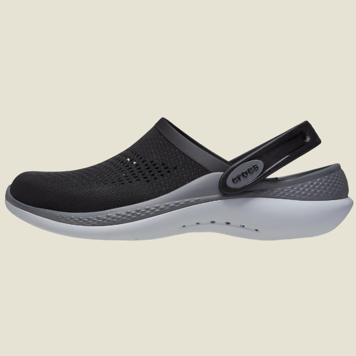 CROCS LITERIDE 360 CLOG 'BLACK AND GREY'