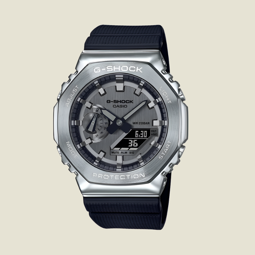 G SH OCK 'SILVER DIAL'