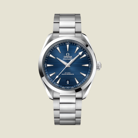 SEAMASTER AQUA TERRA BLUE DIAL/ STAINLESS STEAL BAND 'FULLY AUTOMATIC'