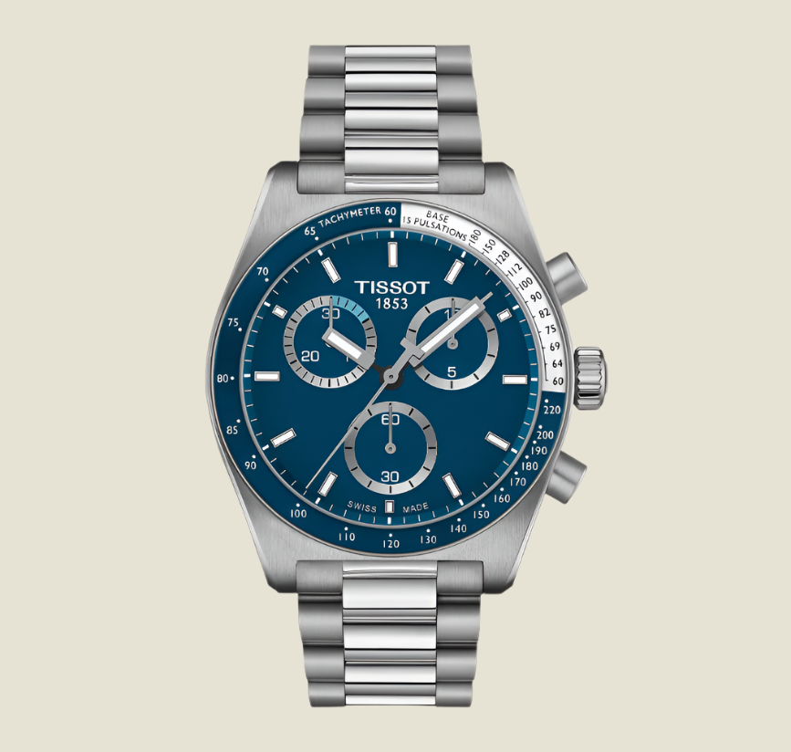 TIS SOT PR516 CHRONOGRAPH 40MM 'LIGHT BLUE DIAL'