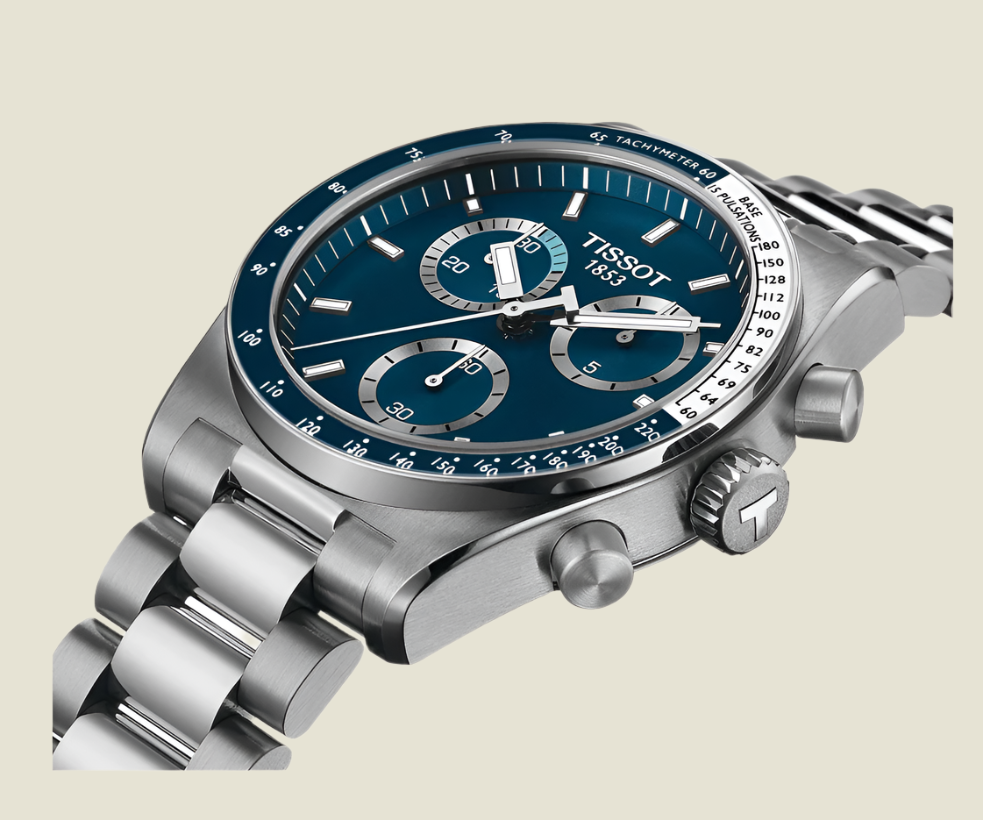 TIS SOT PR516 CHRONOGRAPH 40MM 'LIGHT BLUE DIAL'