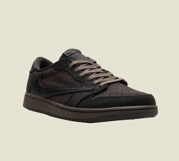 NI KE X TRAVIS SCOTT AIR JORDAN 1 LOW OG "VELVET BROWN/DARK MOCHA SNEAKER