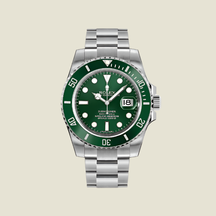 RO LEX SUBMARINER HULK OYSTER PERPETUAL GREEN CERAMIC