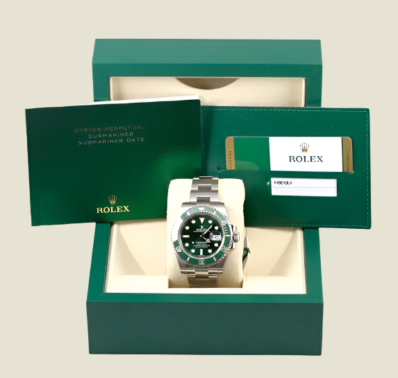 RO LEX SUBMARINER HULK OYSTER PERPETUAL GREEN CERAMIC