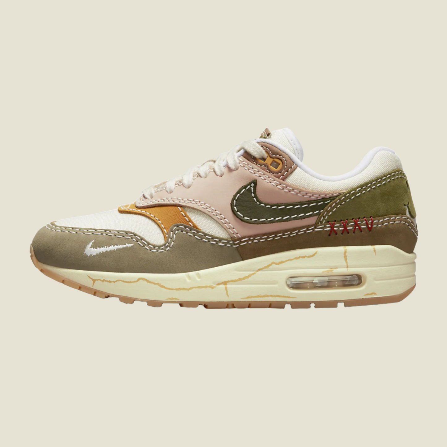 AIR MAX 1 PREMIUM 'SAIL/MINERAL CLAY/PILGRIM/CARGO KHAKI'