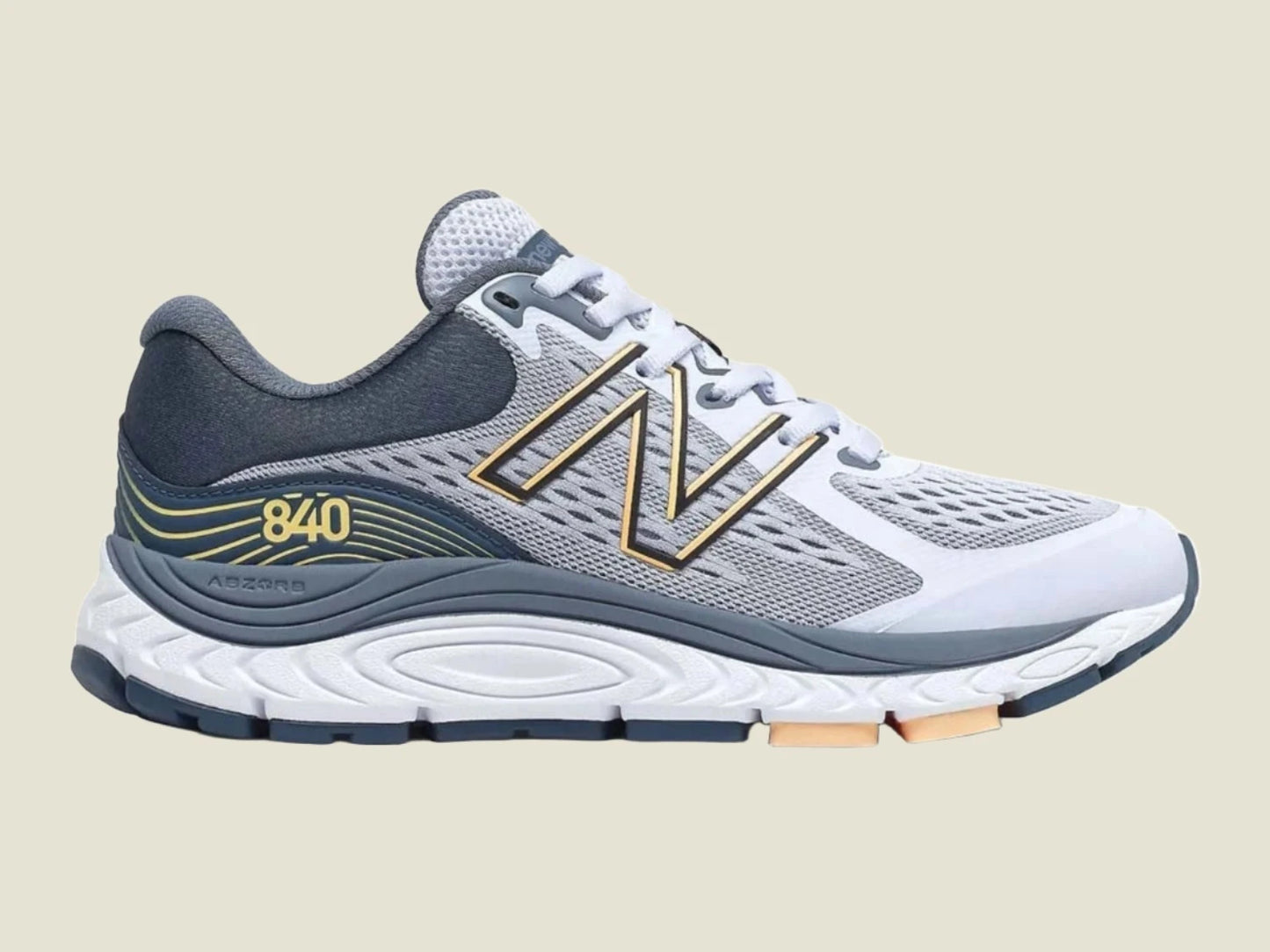 NB 840 V5 - 'SILENT GREY/LIGHT MANGO'